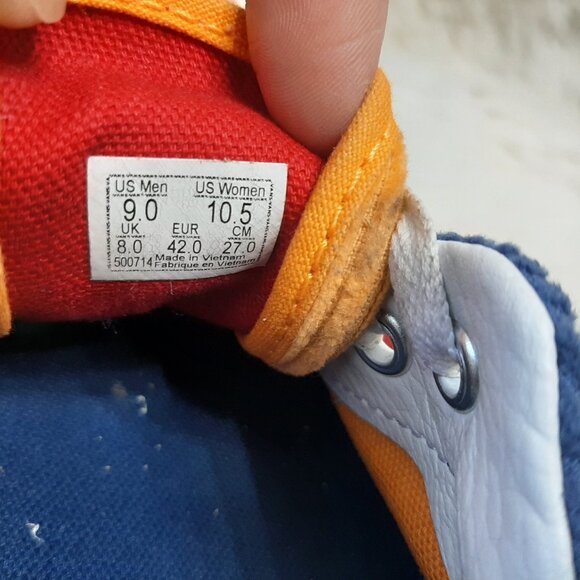 VANS Era Women's Corduroy Sneakers Primary Colors Skate - Picture 5 of 8